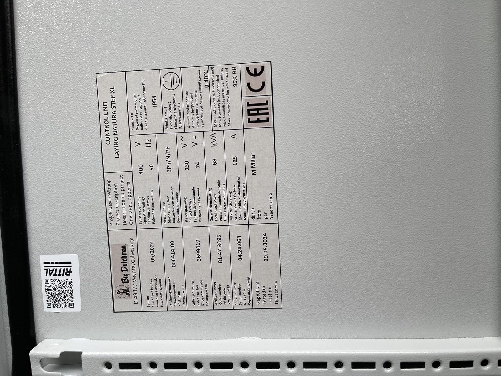 Control cabinet Uniovo Step XL